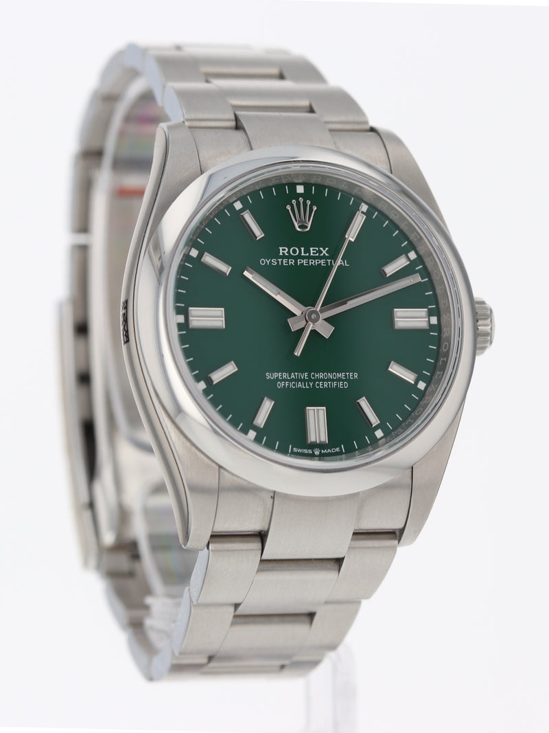 41146: Rolex Oyster Perpetual 36, Ref. 126000, Full Set 2022, NEW OLD STOCK