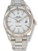 41148: Rolex Datejust 41, Ref. 126334, Box and 2022 Card, NEW OLD STOCK/UNWORN