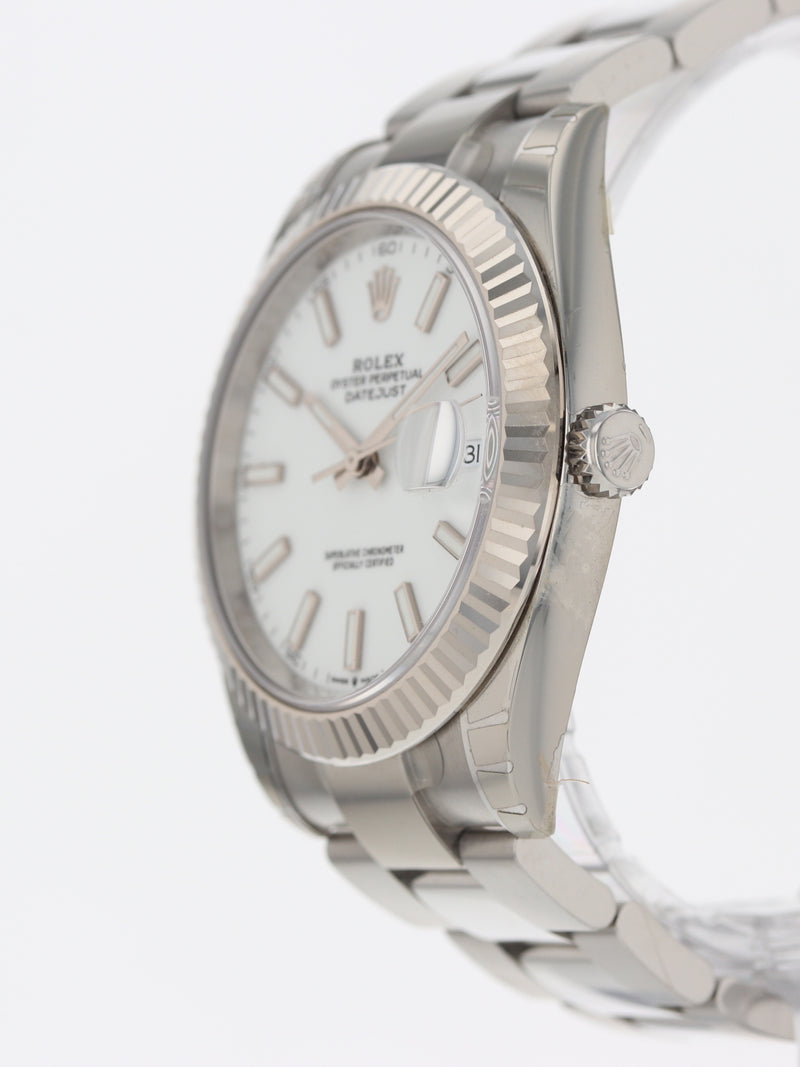 41148: Rolex Datejust 41, Ref. 126334, Box and 2022 Card, NEW OLD STOCK/UNWORN