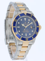 41154: Rolex Submariner 40, Ref. 16613, Box and Papers Circa 2004, Rolex Service Card