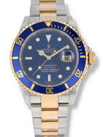 41154: Rolex Submariner 40, Ref. 16613, Box and Papers Circa 2004, Rolex Service Card