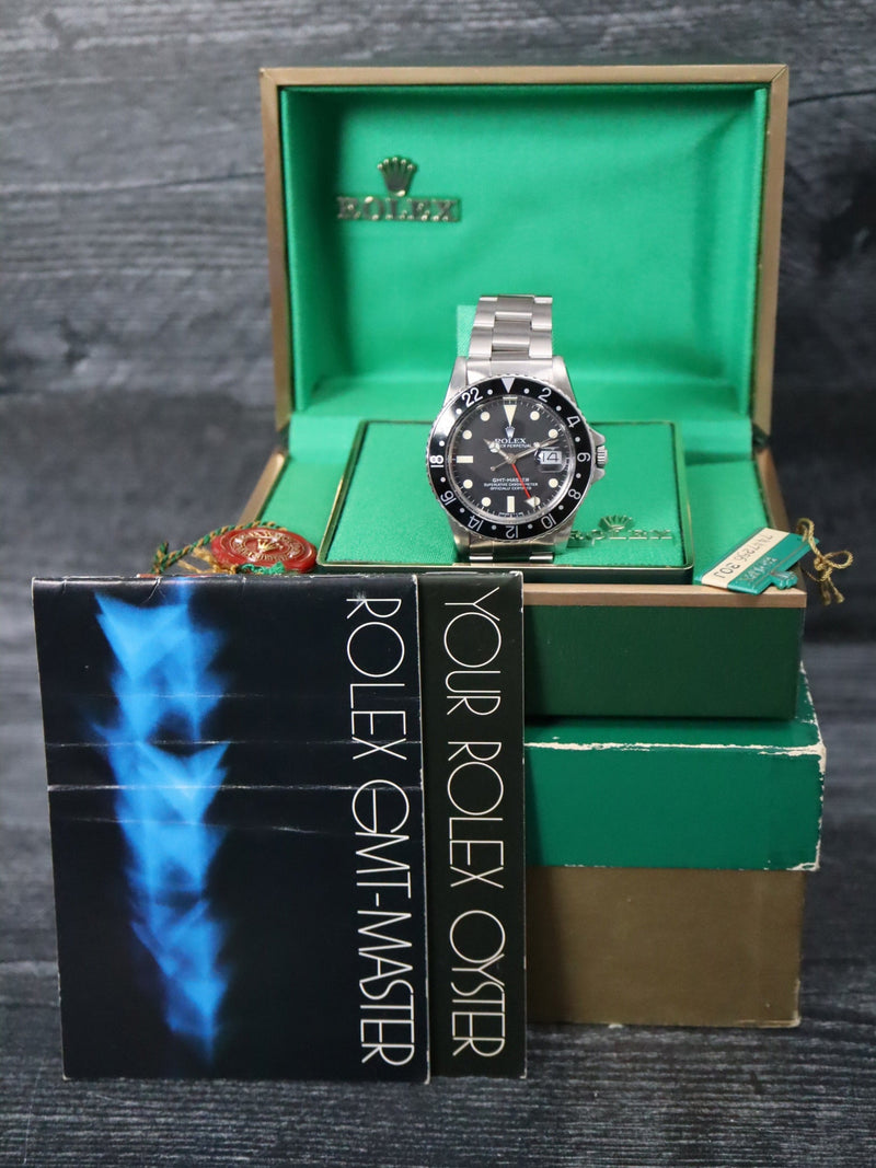 41158: Rolex GMT-Master, Ref. 16750, Box and Booklets, Circa 1983