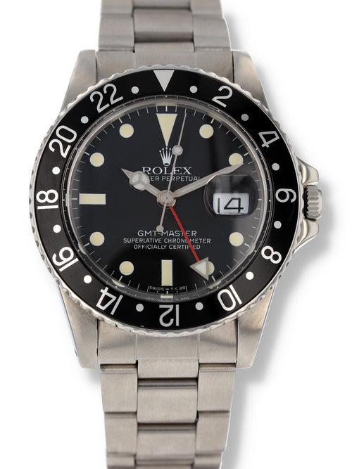 41158: Rolex GMT-Master, Ref. 16750, Box and Booklets, Circa 1983