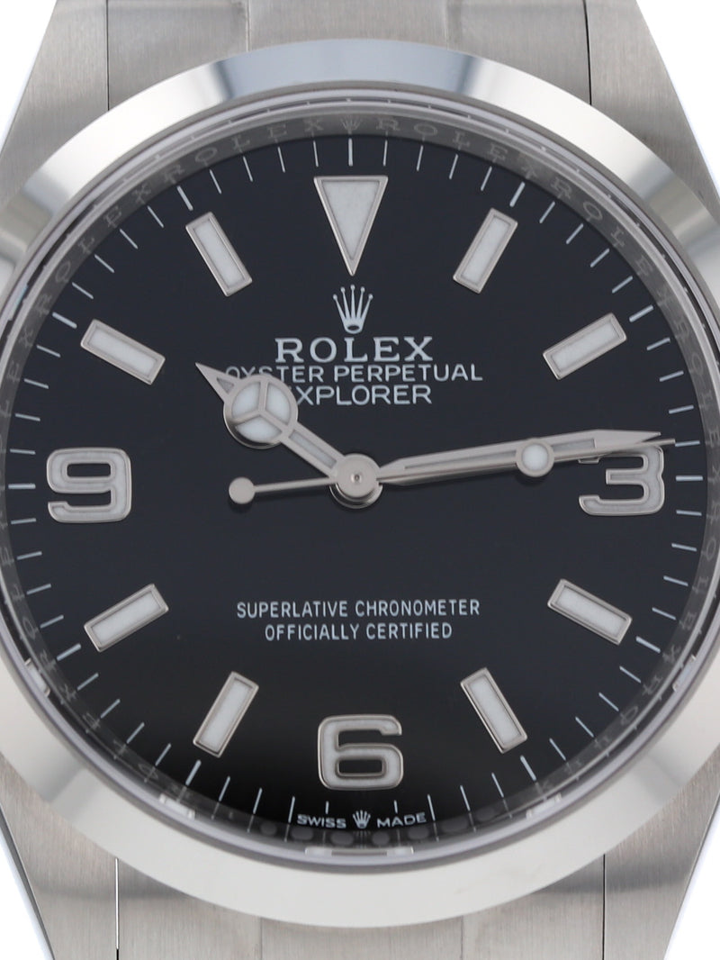 (On Hold) 41161: Rolex Explorer 36, Ref. 124270, Full Set 2025 LIKE NEW