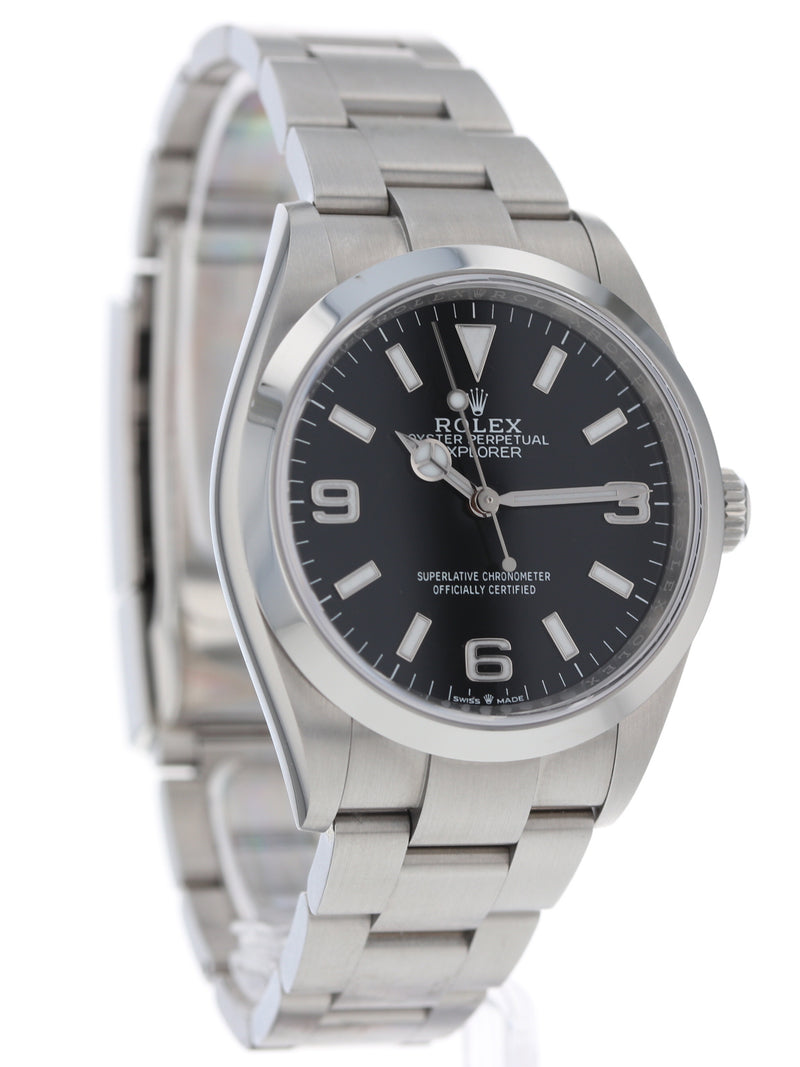 (On Hold) 41161: Rolex Explorer 36, Ref. 124270, Full Set 2025 LIKE NEW