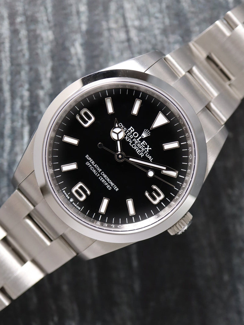 (On Hold) 41161: Rolex Explorer 36, Ref. 124270, Full Set 2025 LIKE NEW