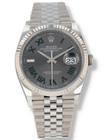 41162: Rolex Datejust 36, Ref. 126234, "Wimbledon" Dial, Full Set 2025 UNWORN