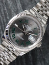 41162: Rolex Datejust 36, Ref. 126234, "Wimbledon" Dial, Full Set 2025 UNWORN