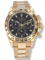 41166: Rolex 18k Yellow Gold Daytona Ref. 116508, Box and Card 2022