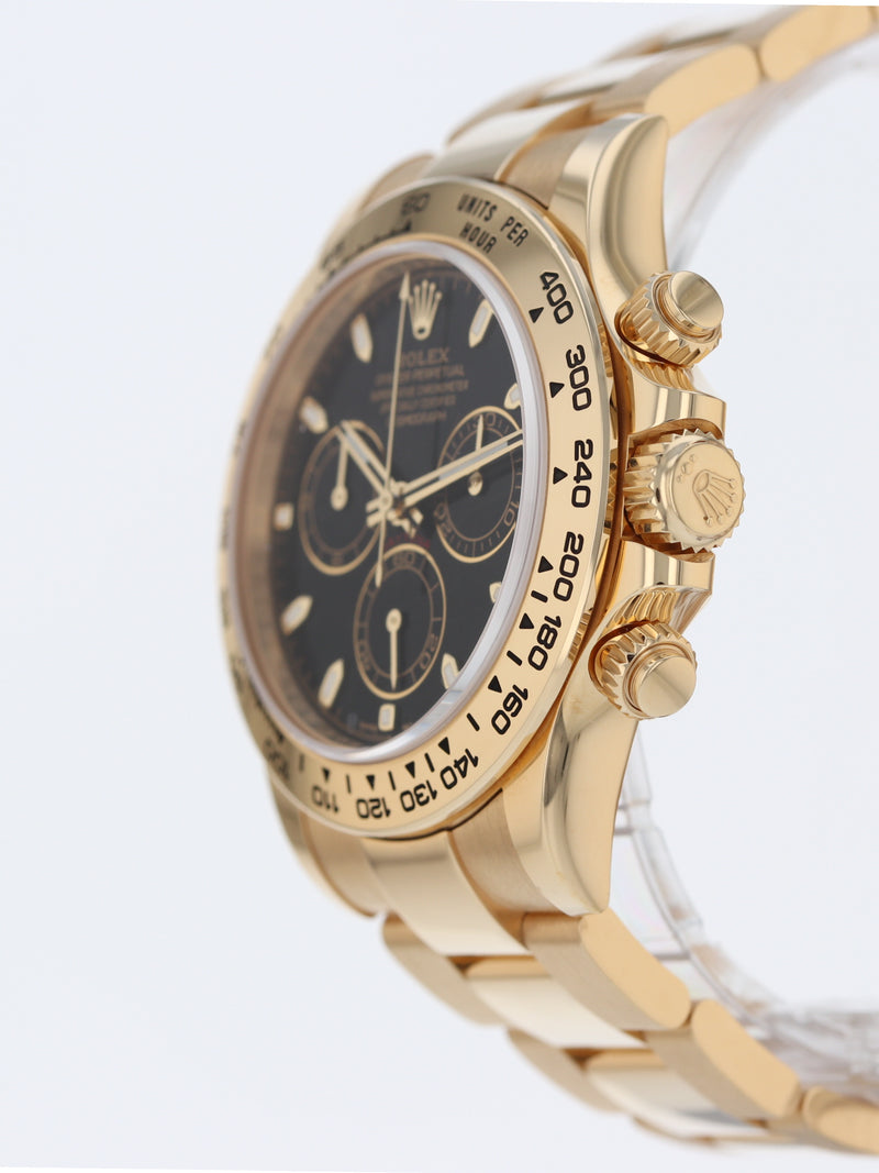41166: Rolex 18k Yellow Gold Daytona Ref. 116508, Box and Card 2022