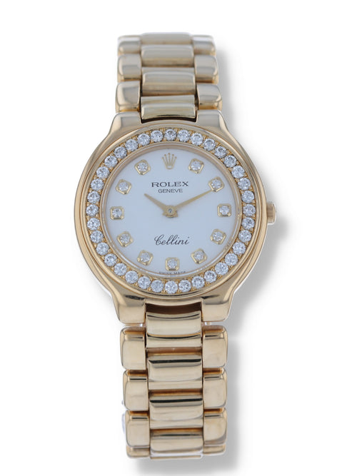 41190: Rolex 18k Cellini Cellissima, Quartz, Box and Papers 1991
