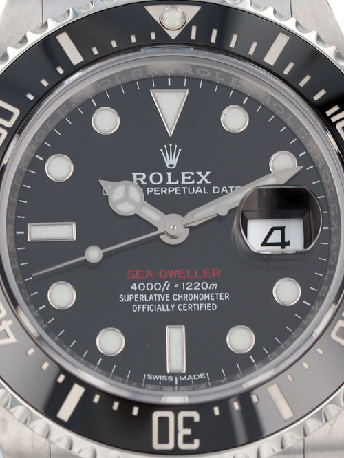 41194: Rolex Red Anniversary Sea-Dweller, Ref. 126600, Box and 2017 Card