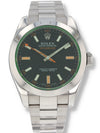 41215: Rolex Milgauss, Ref. 116400GV, Box and 2023 Service Card