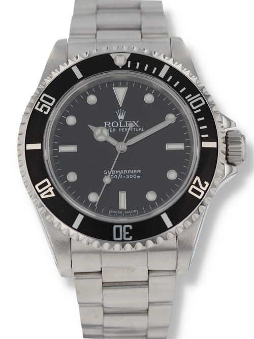 41270: Rolex Submariner "No Date", Ref. 14060M, Circa 2005, CPO Box and Card
