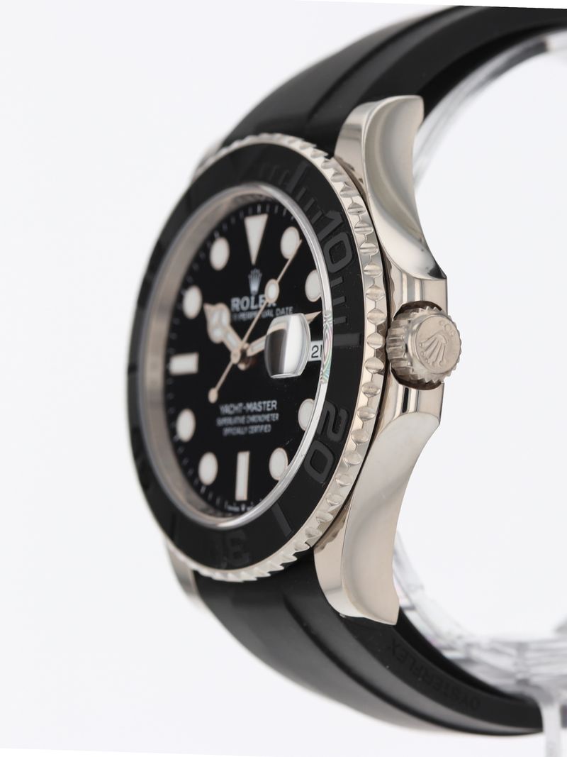 40872: Rolex 18k White Gold Yacht-Master 42, Ref. 226659, 2023 Full Set