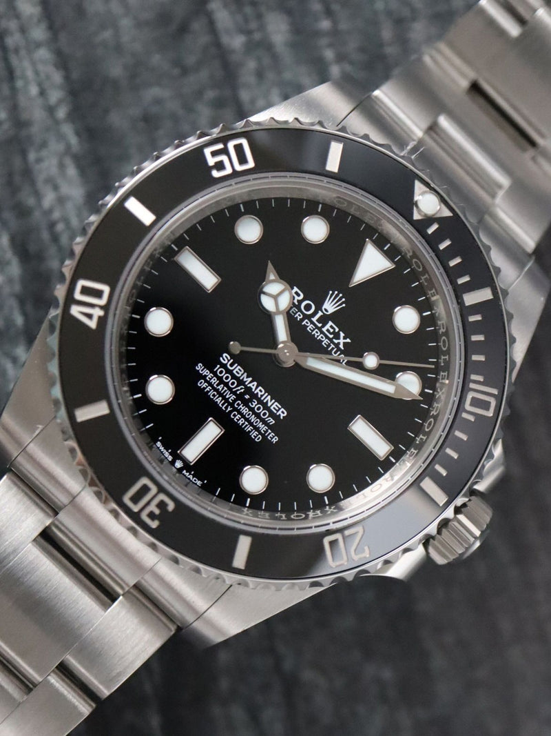 41001: Rolex Submariner 41 "No Date", Ref. 124060, 2024 Full Set