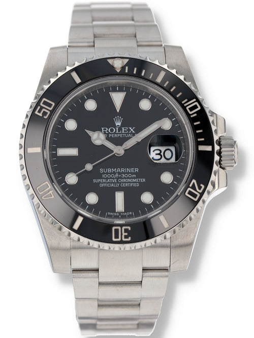 J41173: Rolex Submariner 40, Ref. 116610LN, Full Set 2015