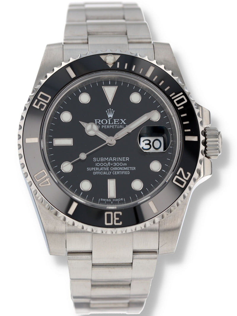 J41173: Rolex Submariner 40, Ref. 116610LN, Full Set 2015