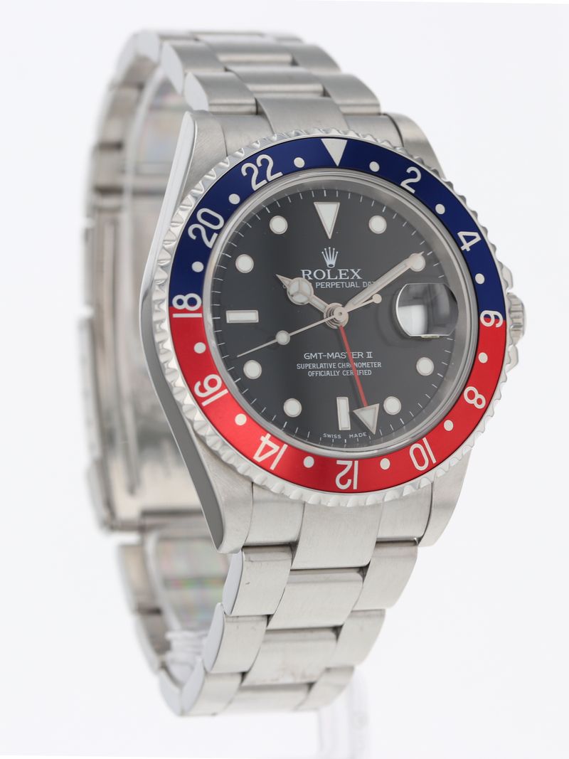 40851: Rolex GMT-Master II "Pepsi", Ref. 16710, Box and 2007 Papers