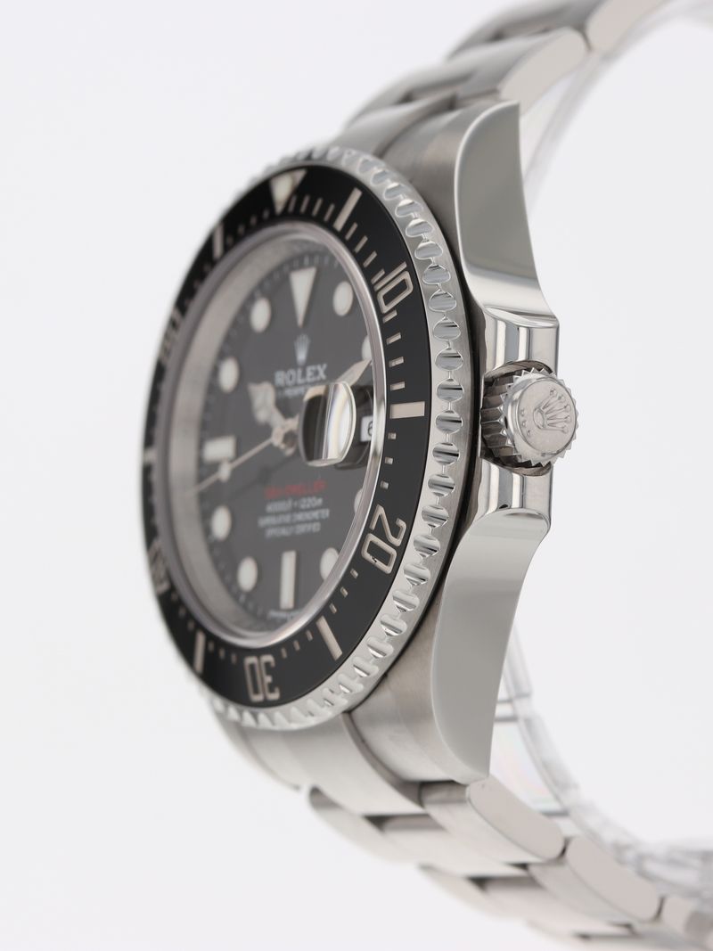 (RESERVED) 41065: Rolex Red Anniversary Sea-Dweller, 126600, 2017 Full Set