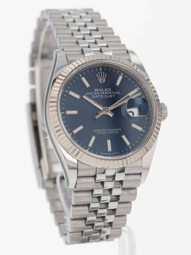 41050: Rolex Datejust 36, Ref. 126234, Full Set 2021 + 2025 CPO Card