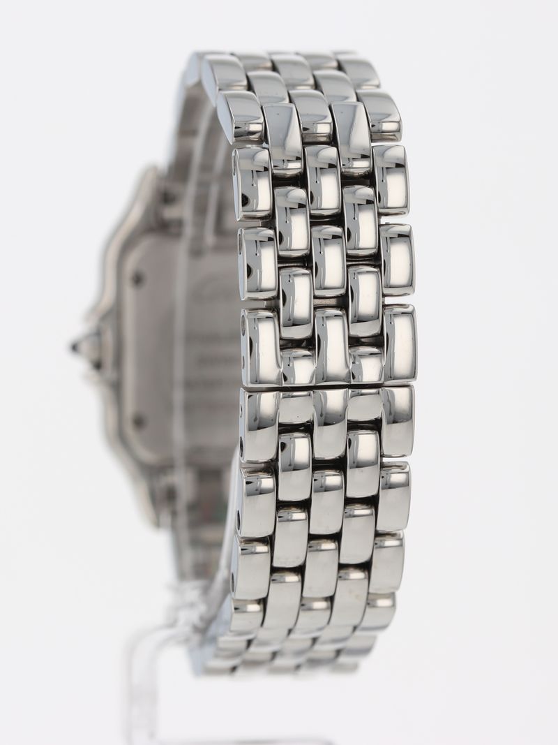 J41080: Cartier Stainless Steel Medium Panther, WSPN0007, Box and Card