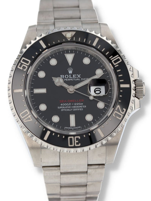 (RESERVED) 41065: Rolex Red Anniversary Sea-Dweller, 126600, 2017 Full Set