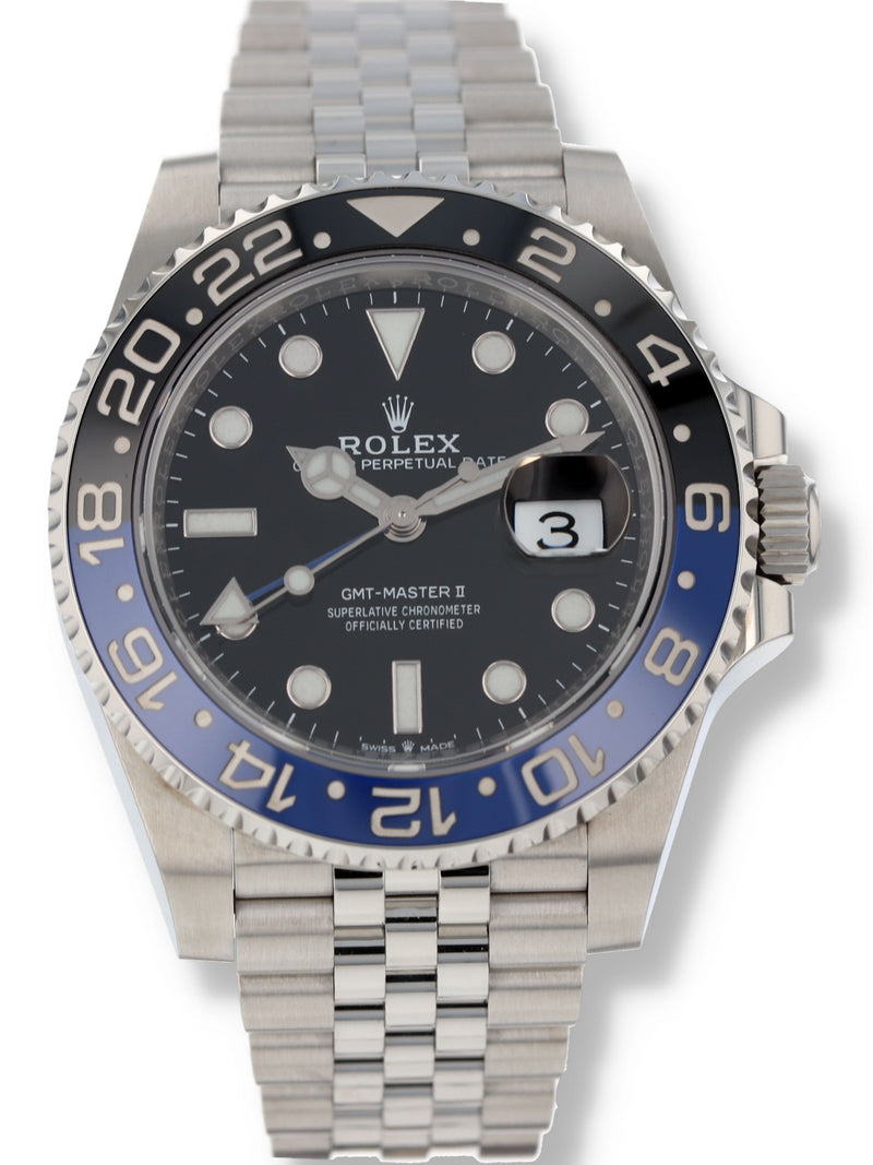 40869: Rolex GMT-Master II "Batgirl", Ref. 126710BLNR, Box and 2024 Card