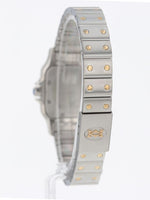 40908: Cartier Ladies Small Santos Galbee, Quartz, Ref. W20012C4, Cartier Papers