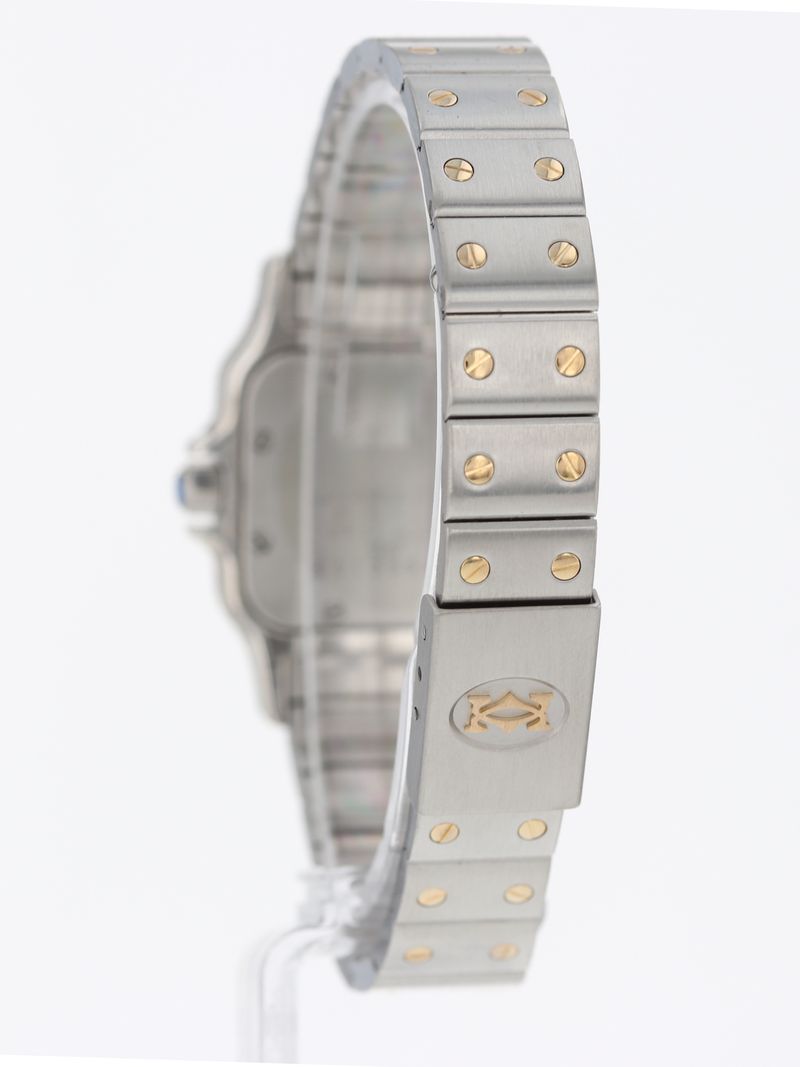 40908: Cartier Ladies Small Santos Galbee, Quartz, Ref. W20012C4, Cartier Papers