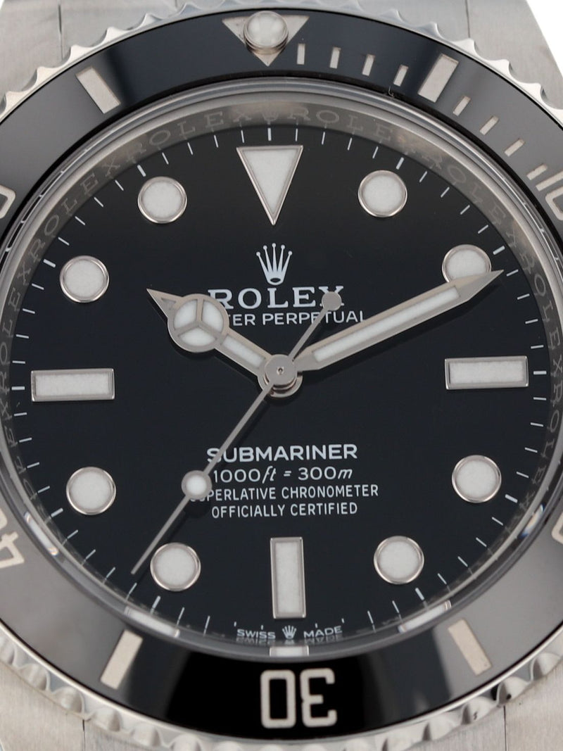 41001: Rolex Submariner 41 "No Date", Ref. 124060, 2024 Full Set