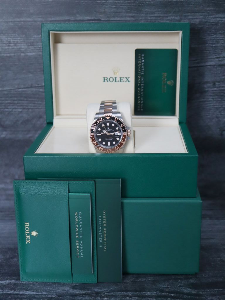 41205: Rolex GMT-Master II "Root Beer", Ref. 126711CHNR, Box and 2025 Card LIKE NEW
