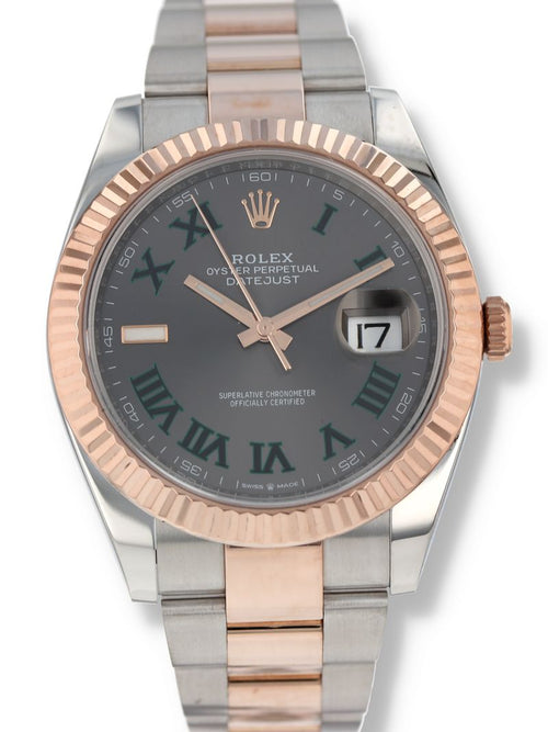 41088: Rolex Datejust 41 "Wimbledon", Ref. 126331, Rolex Box & Booklets