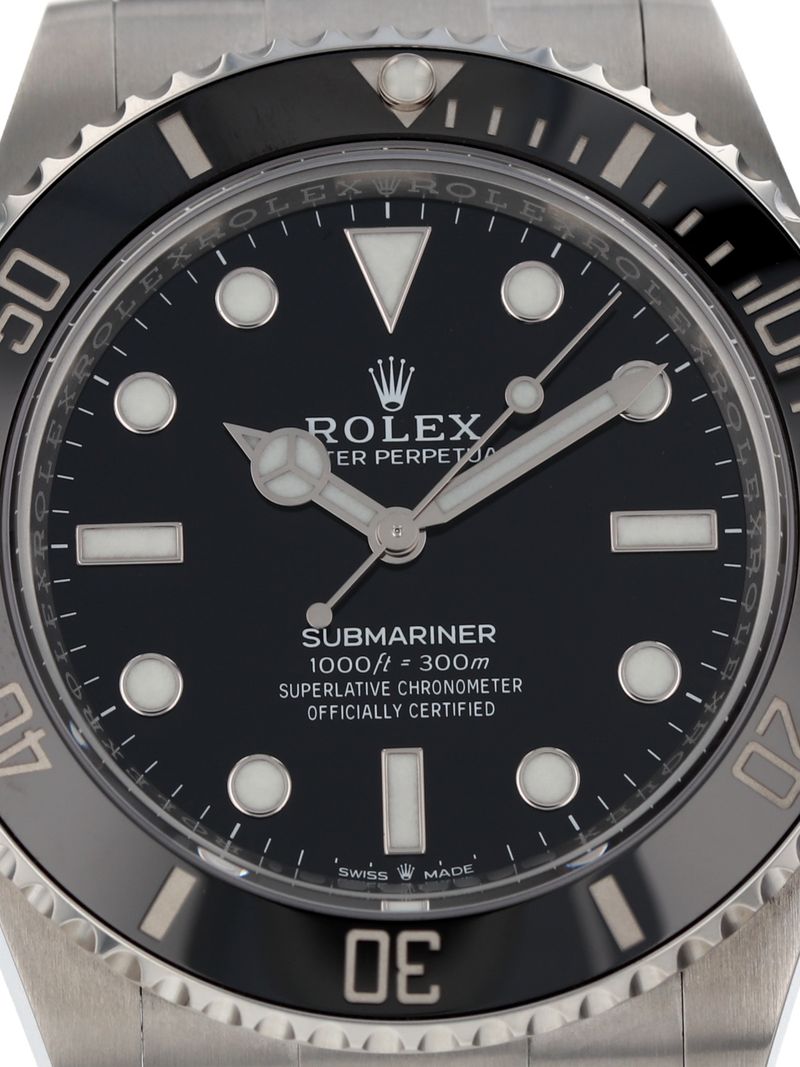 40175: Rolex Submariner 41 "No Date", Ref. 124060, 2021 Full Set