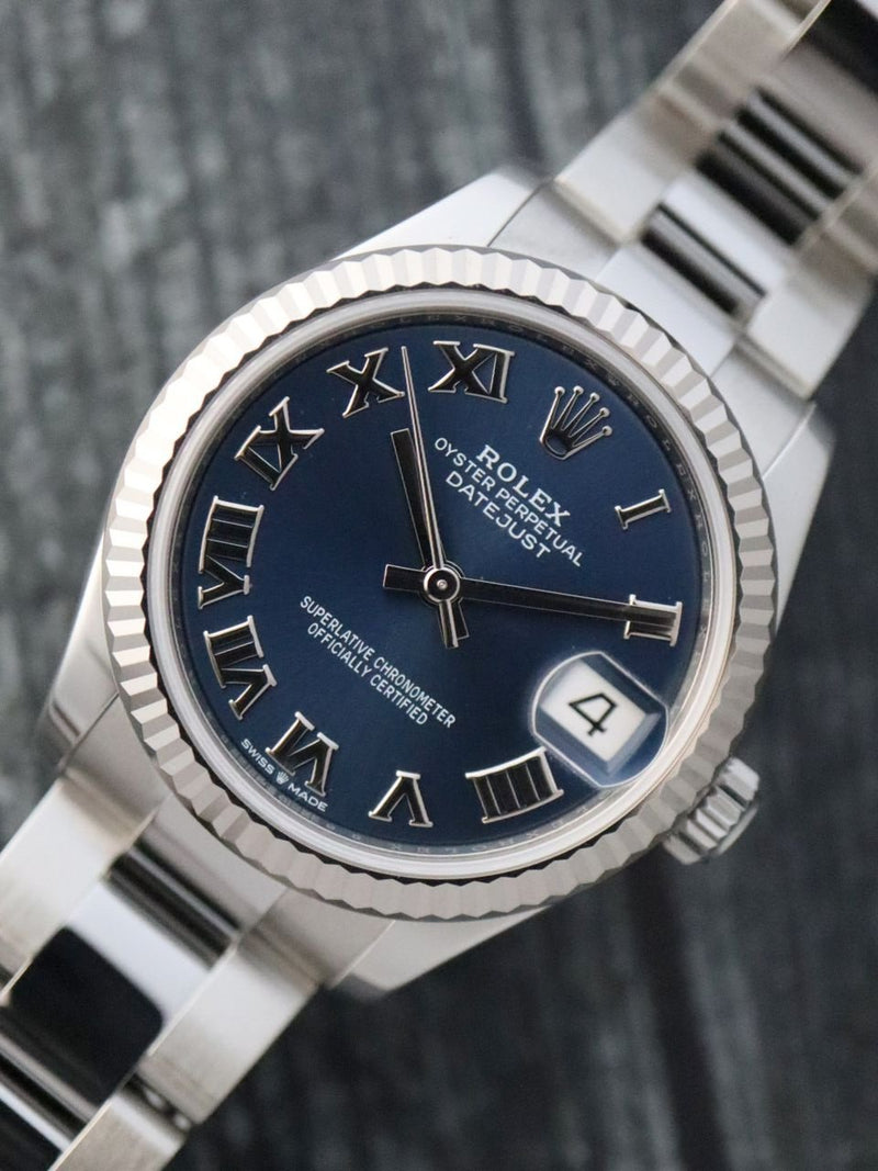 40300: Rolex Mid-Size Datejust 31, Ref. 278274, Box and 2022 Card