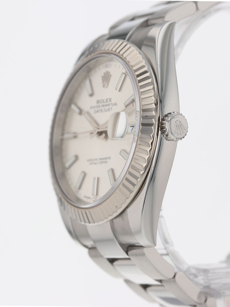41018: Rolex Datejust 41, Ref. 126334, Full Set 2019