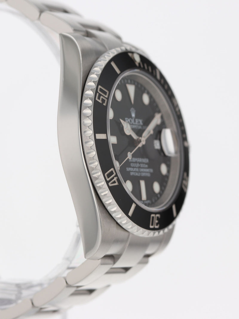 J41173: Rolex Submariner 40, Ref. 116610LN, Full Set 2015