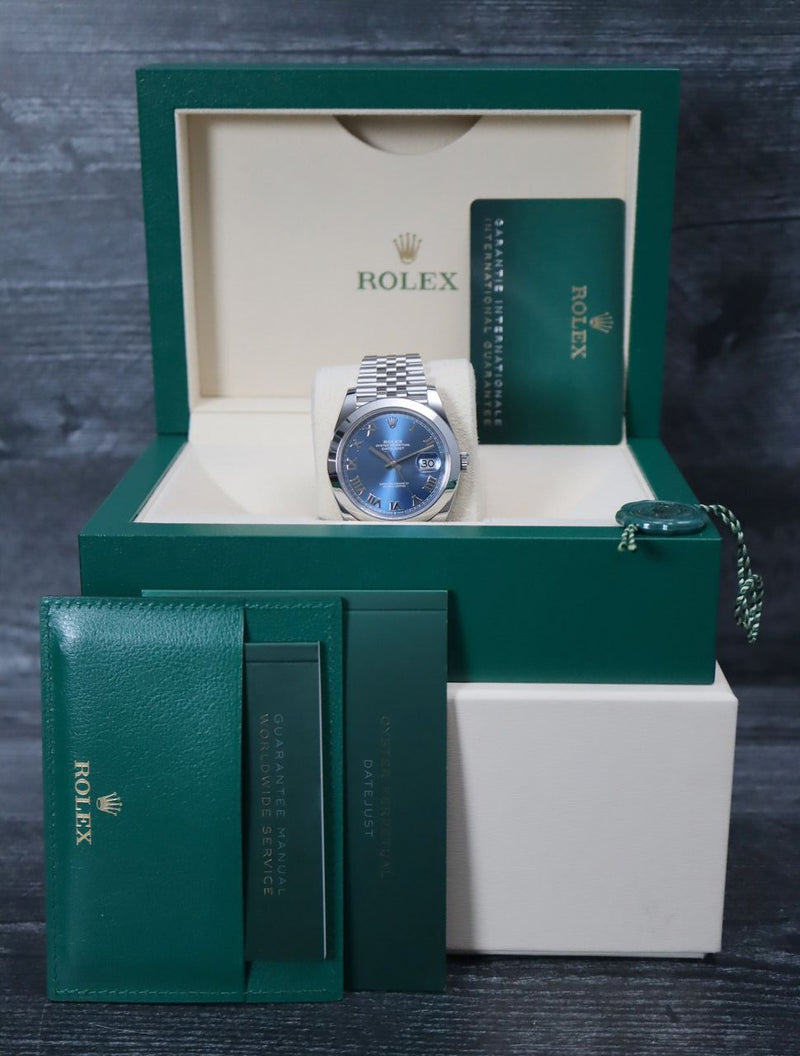 M41057: Rolex Datejust 41, Ref. 126300, Box and 2021 Card