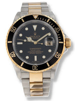 41038: Rolex Submariner, Ref. 16613, Circa 2004. Rolex Service Card 2020