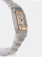 40908: Cartier Ladies Small Santos Galbee, Quartz, Ref. W20012C4, Cartier Papers