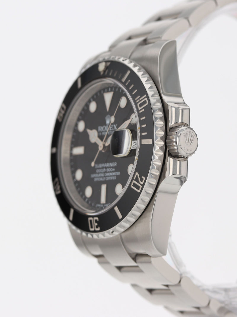 41140: Rolex Submariner 40, Ref. 116610LN, Rolex Box and 2015 Card