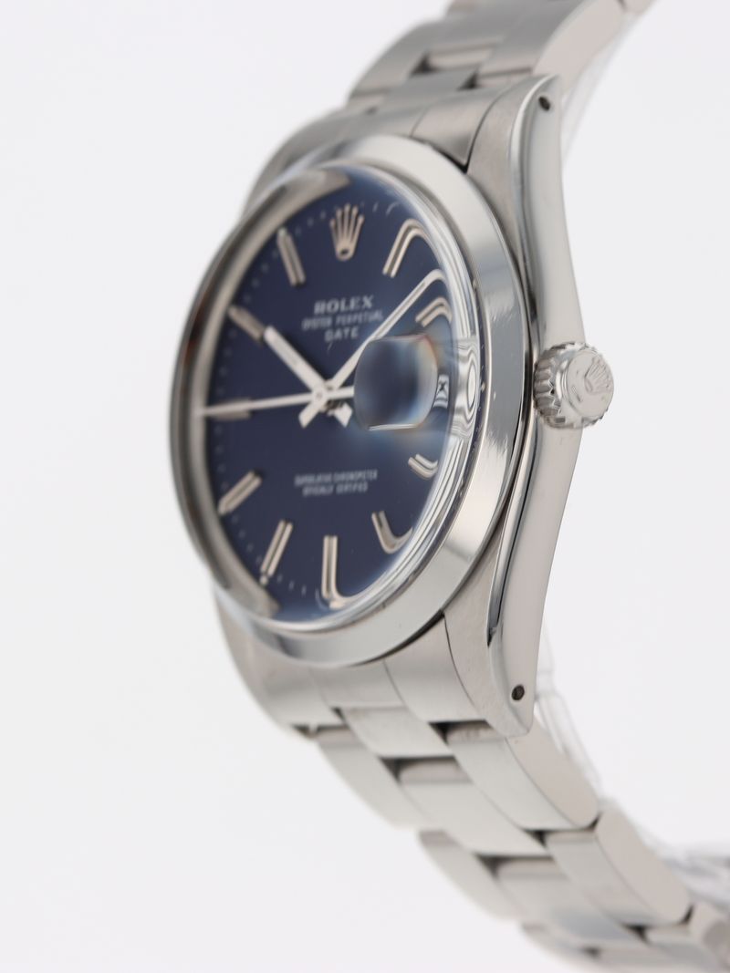 41023: Rolex Date 34mm, Ref. 15000, Box and Papers 1988