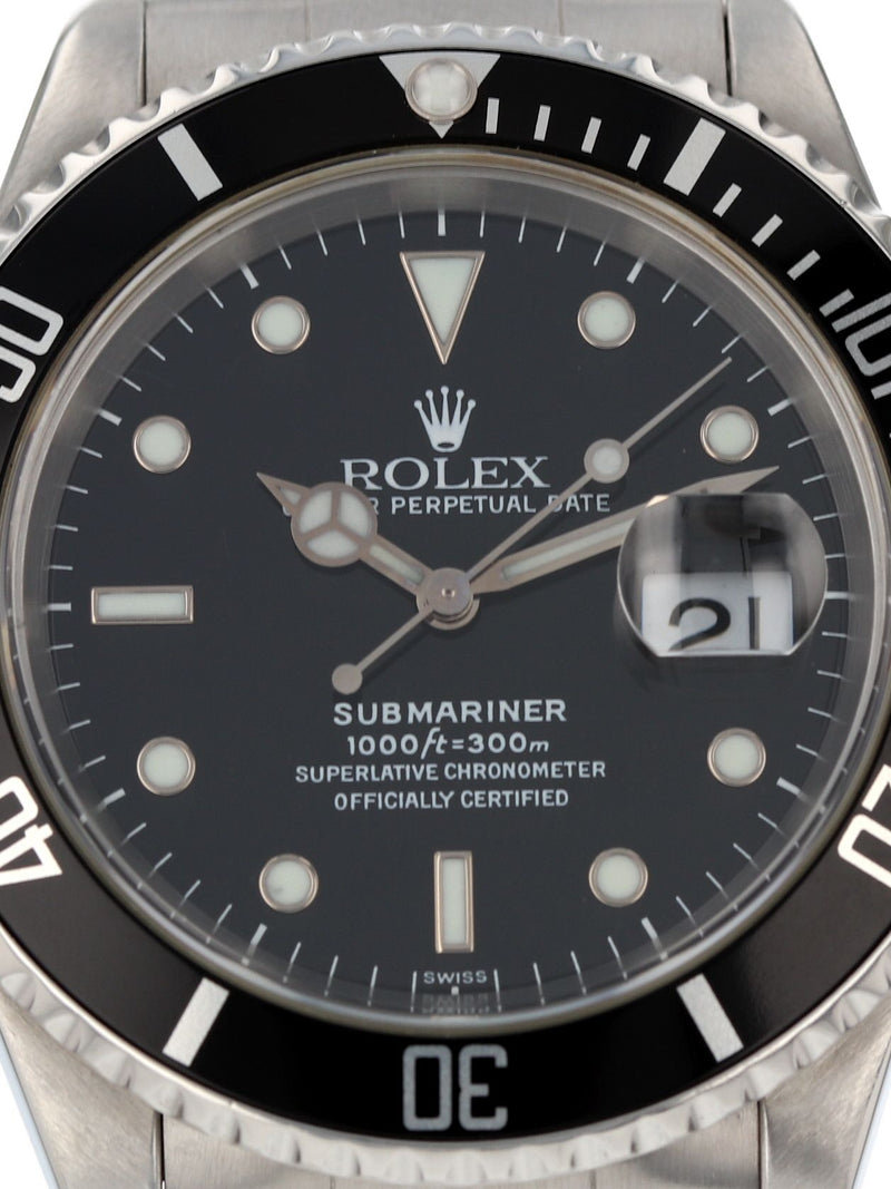 40153: Rolex Submariner 40, Ref. 16610, Circa 1999