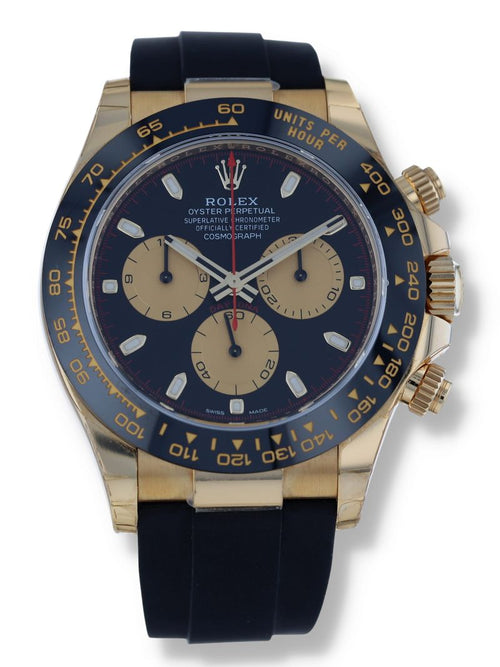 41294: Rolex 18k Daytona, "Paul Newman"  Ref. 116518LN, 2023 Full Set, New Old Stock