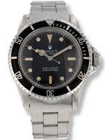 40298: Rolex Vintage Submariner, "Meters First" Dial, Ref. 5513, Circa 1969