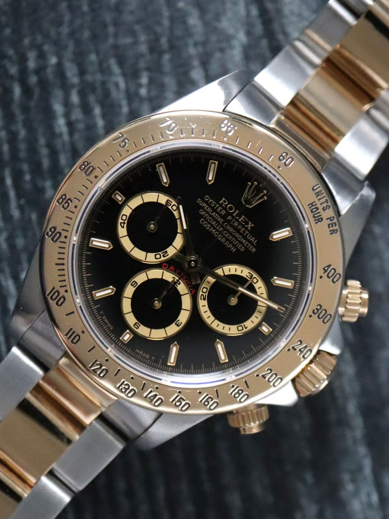 (RESERVED) 40916: Rolex Zenith Daytona, Ref. 16523, Circa 1995. Rolex Box