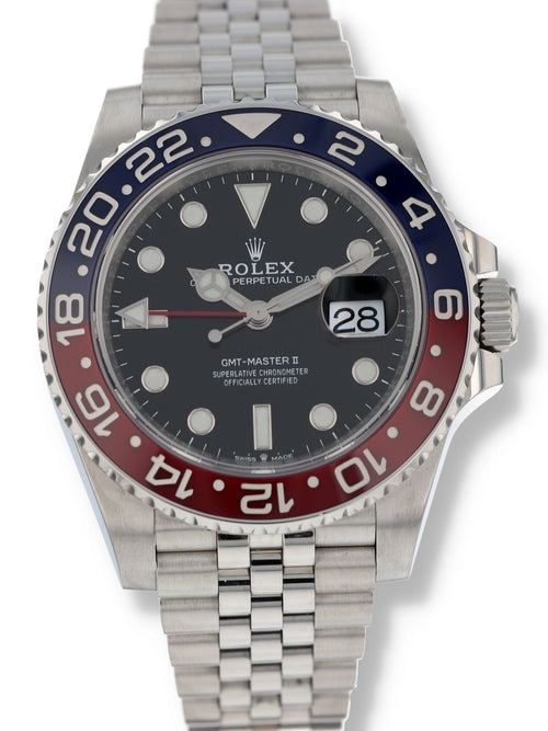 (On Hold) 40159: Rolex GMT-Master II "Pepsi", Ref. 126710BLRO, Box and 2021 Card