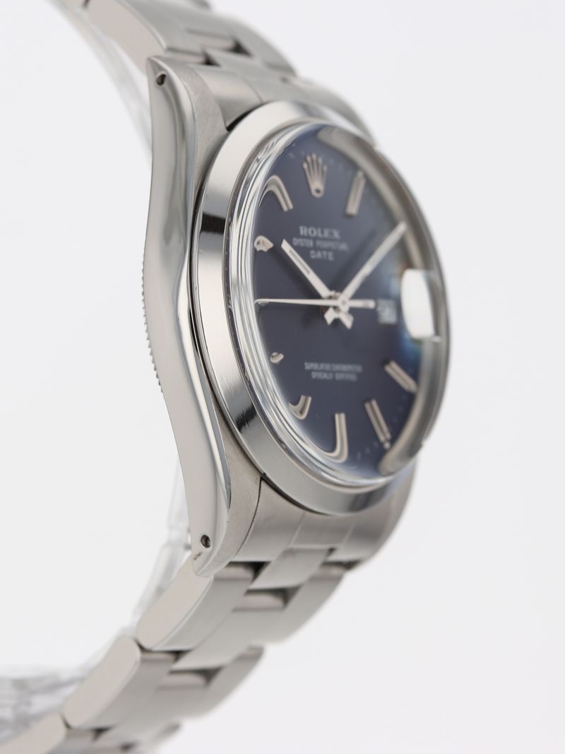 41023: Rolex Date 34mm, Ref. 15000, Box and Papers 1988