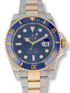 41178: Rolex Submariner 40, Ref. 116613LB, 2014 Full Set + 2024 Rolex Service Card