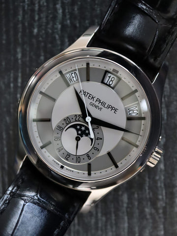 J38184: Patek Philippe 18k White Gold Annual Calendar, Ref